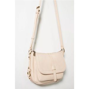 Anthropologie Delancey Faux Leather Crossbody Bag